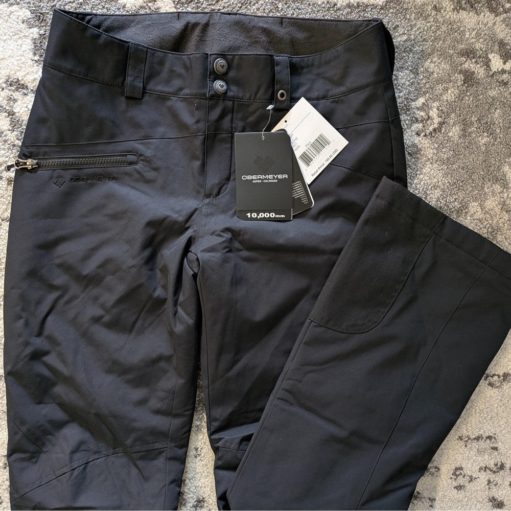 Obermeyer® Women's 6 LONG (SMALL) Malta™ Insulated HydroBlock® Snow‎ Pant, Black